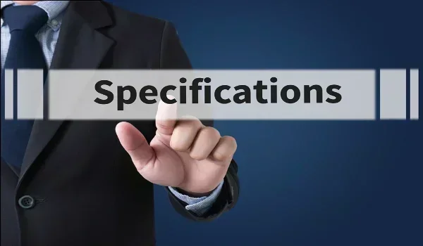 Featured Image of Specifications